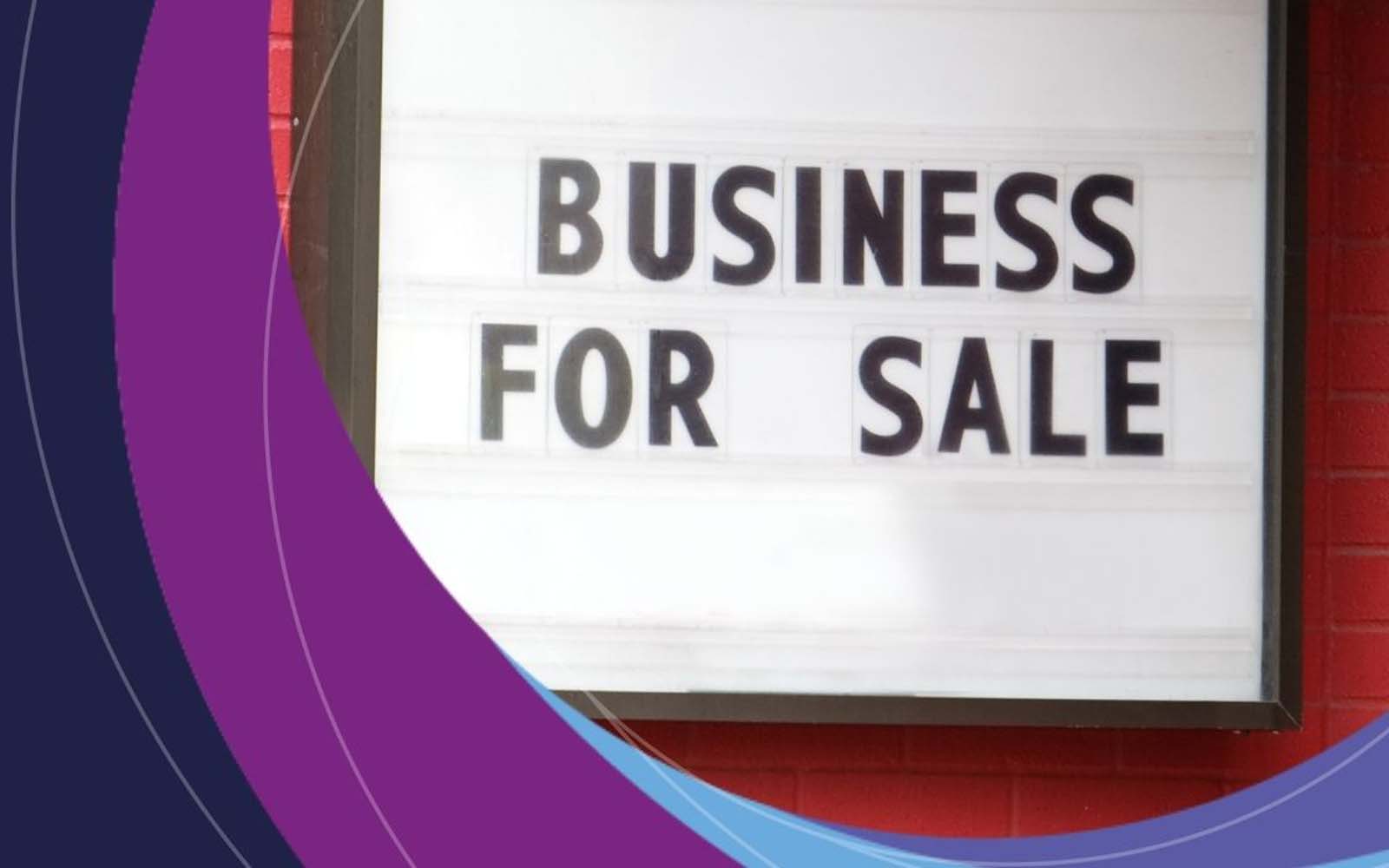 Business for sale sign
